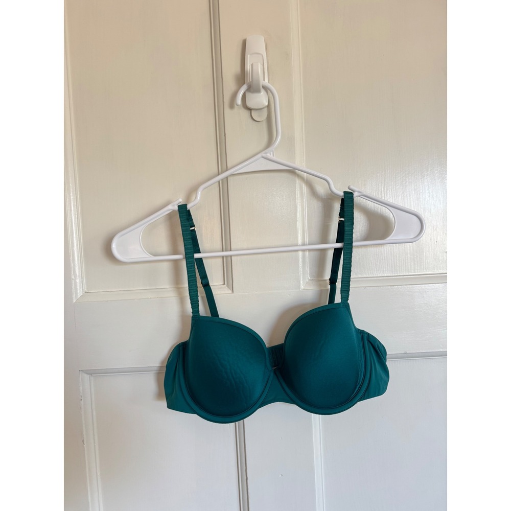 Thirdlove teal green bra size 36B